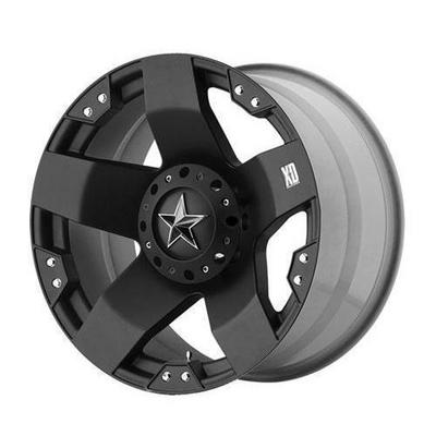 XD Wheels XD775 Rockstar, 20x8.5 with 5 on 5 and 5 on 5.5 Bolt Pattern - Matte Black-XD77528535310